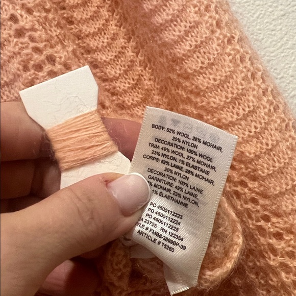 Aritzia Wilfred x Le Fou Floral Cropped Cardigan Size S - Picture 8 of 8